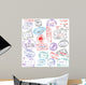 Passport Stamps Wall Mural