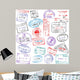 Passport Stamps Wall Mural