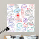 Passport Stamps Wall Mural