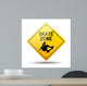Signal Yellow Text SKATE ZONE Wall Decal