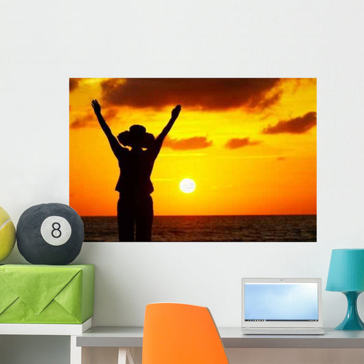Sunrise Greetings Wall Decal