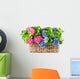 beautiful hortensia on white background. colorful hydrangea in b Wall Mural