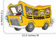 Back to School Bus Wall Decal