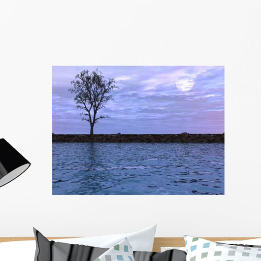Moon Tree Wall Decal