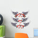 Double Heart Love with Wall Stickers