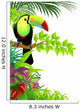 toucan bird in the jungle Wall Decal
