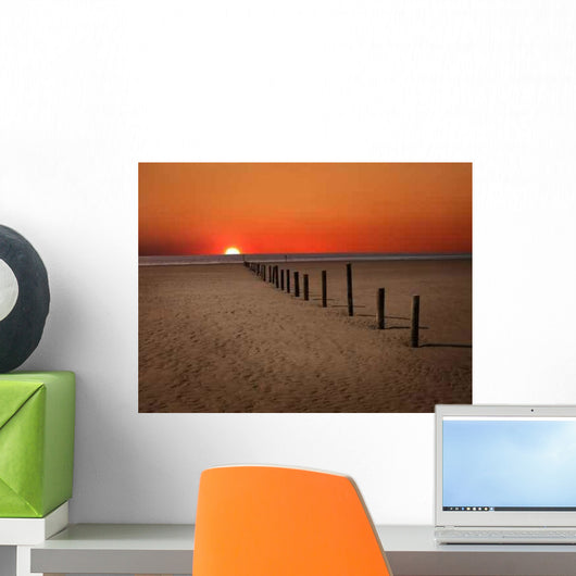 Beach Sunset Wall Decal
