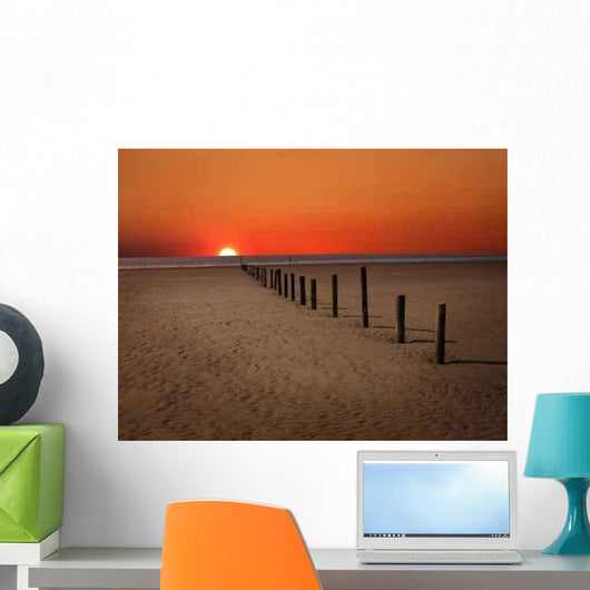 Beach Sunset Wall Decal