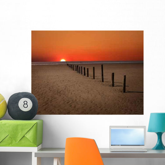 Beach Sunset Wall Decal