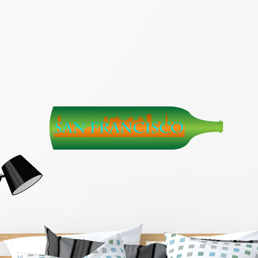San Francisco Bottle Wall Decal
