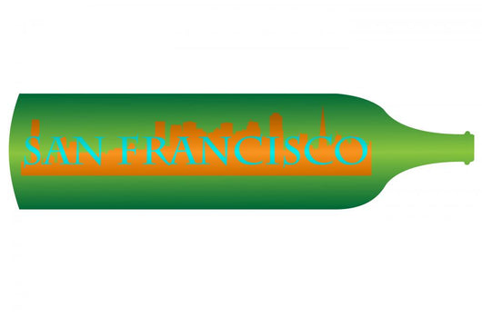 San Francisco Bottle Wall Decal