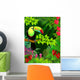 vector illustration of toucan in the tropical jungle Wall Mural