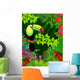 vector illustration of toucan in the tropical jungle Wall Mural