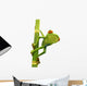 Tree Frog Bamboo Bole Wall Decal