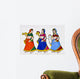 3 Women Mural Udaipur Wall Decal
