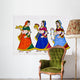 3 Women Mural Udaipur Wall Decal