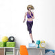 Woman Running Wall Decal