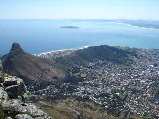Cape Town from Table Wall Decal