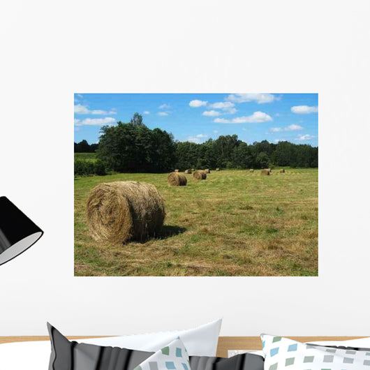 Hay Field Wall Decal