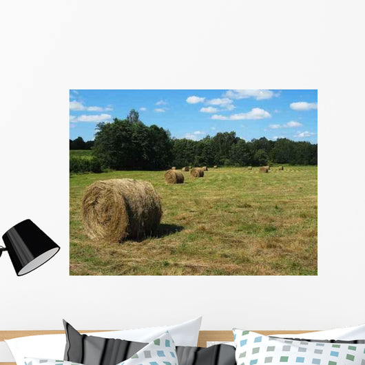 Hay Field Wall Decal