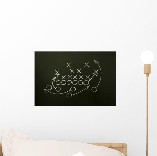 Game Strategy Drawn Blackboard