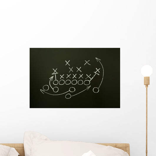 Game Strategy Drawn Blackboard