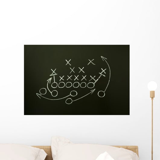 Game Strategy Drawn Blackboard