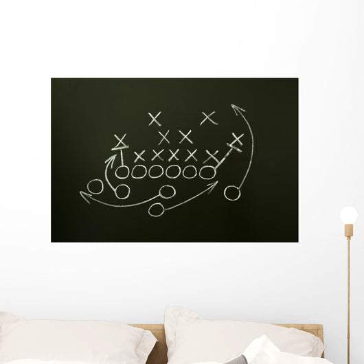 Game Strategy Drawn Blackboard