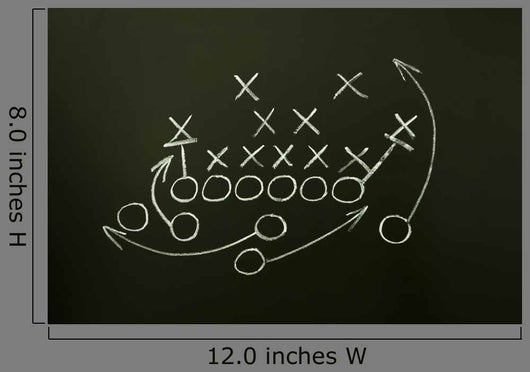 Game Strategy Drawn Blackboard