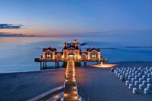 Pier Sellin Sunset Wall Decal