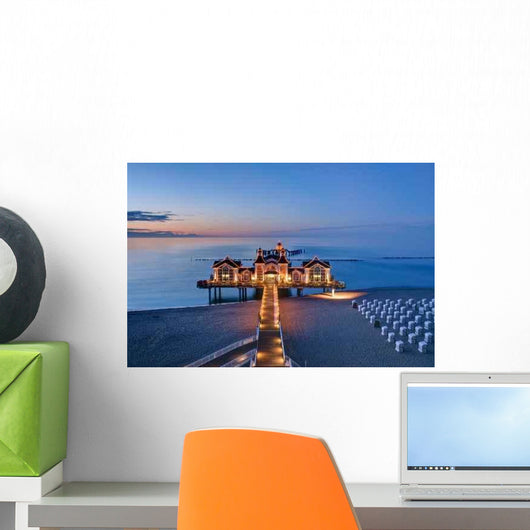 Pier Sellin Sunset Wall Decal