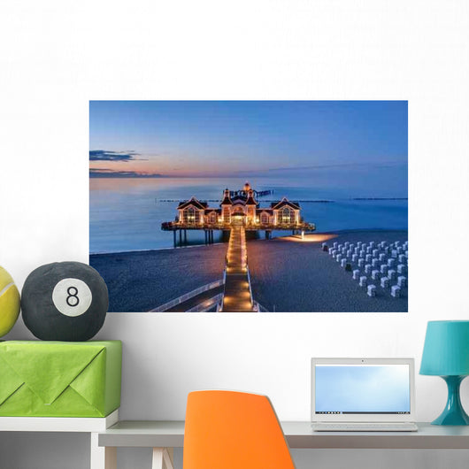 Pier Sellin Sunset Wall Decal