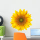 Sunflower isolated, vector. Wall Decal