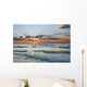 sunset on a sea Wall Mural