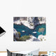 Boote im Calanaque Wall Decal