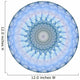 blue mandala Wall Decal