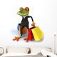 Business Frog Wall Decal