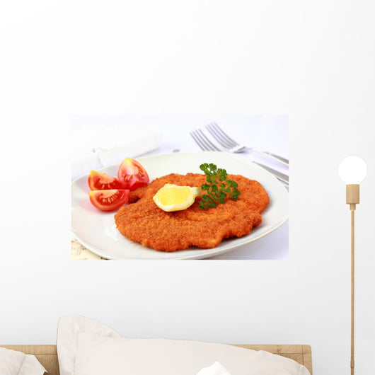 Wiener Schnitzel with Lemon Wall Mural