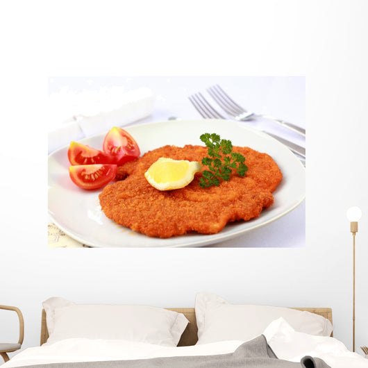 Wiener Schnitzel with Lemon Wall Mural