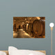 Wine cellar in Abbey of Monte Oliveto Maggiore Wall Mural