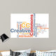 Creative Commons Concept Wall Decal
