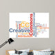 Creative Commons Concept Wall Decal