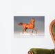arabian horse in winter Wall Mural