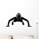 Woman Workout Fitness Posture Wall Decal