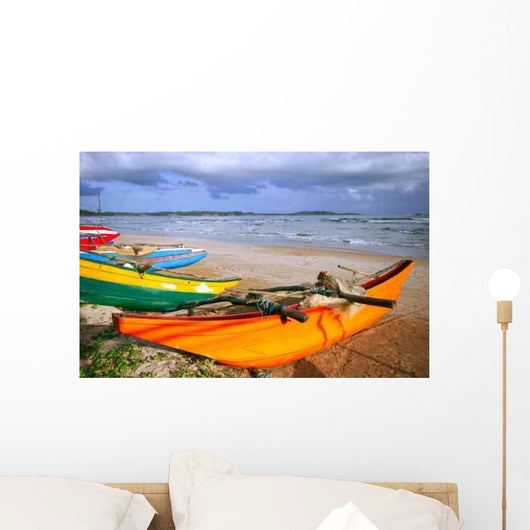 Fishing Boats Wall Decal