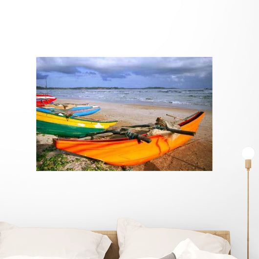 Fishing Boats Wall Decal