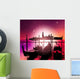 Venice Gondolas.Vector Illustration Wall Mural