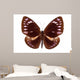 Brown Butterfly Euploea Westwoodi Isolated Wall Decal