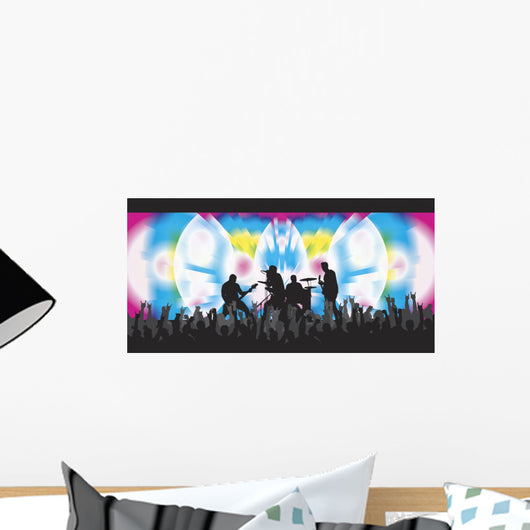 Trippy Concert 2 Wall Mural
