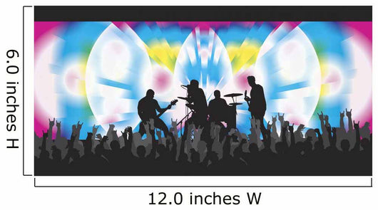 Trippy Concert 2 Wall Mural